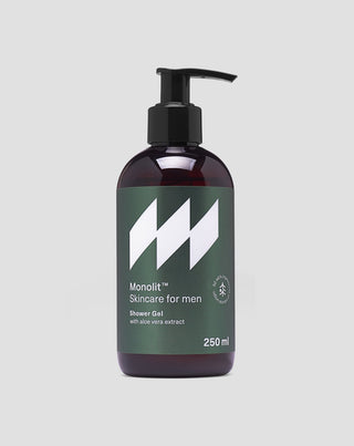 Gel de duche para homem com aloé vera, aroma de sândalo Monolith - 1