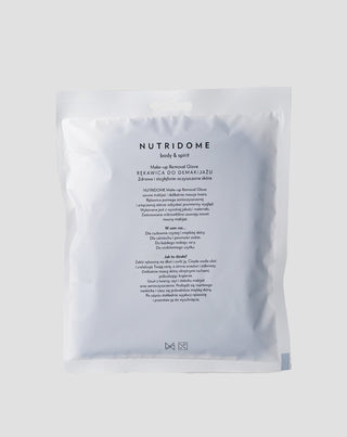 Luva desmaquilhante com microfibras finas para todos os tipos de pele Nutridome - 2