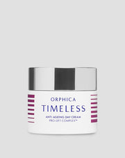 Creme de dia antirrugas com proteção solar FPS 20 para pele 40+ Timeless Orphica