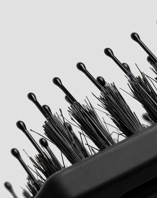 Escova de cabelo de cerdas naturais Nutridome em preto - 2
