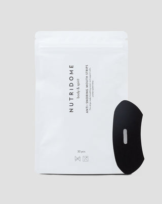 Adesivo labial anti-ronco de seda de bambu natural Nutridome 30 unid. - 1