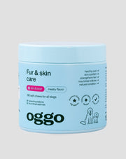 suplemento alimentar fur & skin karma para cães para um pelo bonito e uma pele saudável oggo 180 g