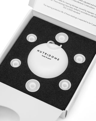 Tampões de ouvido silenciosos conjunto de quatro tamanhos Nutridome - 3