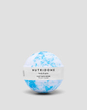 Bola de banho efervescente hidratante para a pele Nutridome com óleos nutritivos
