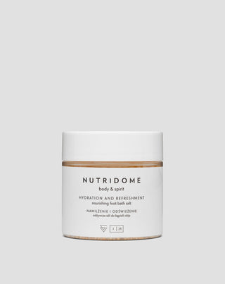 Sal de banho para pés Nutridome com 45% de ureia e eucalipto - 1