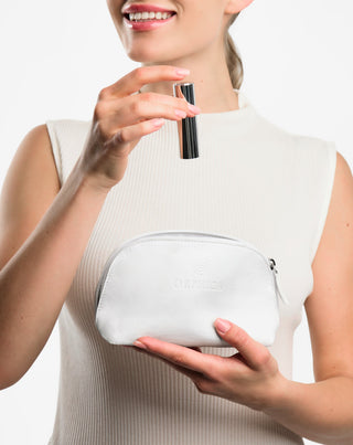 Elegante estojo de cosmética em pele para mulher da Orphica - 2