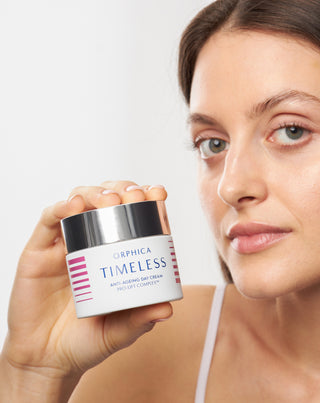 Conjunto de cosméticos para pele madura: creme de dia com filtro SPF 20 e creme de noite Orphica - 5